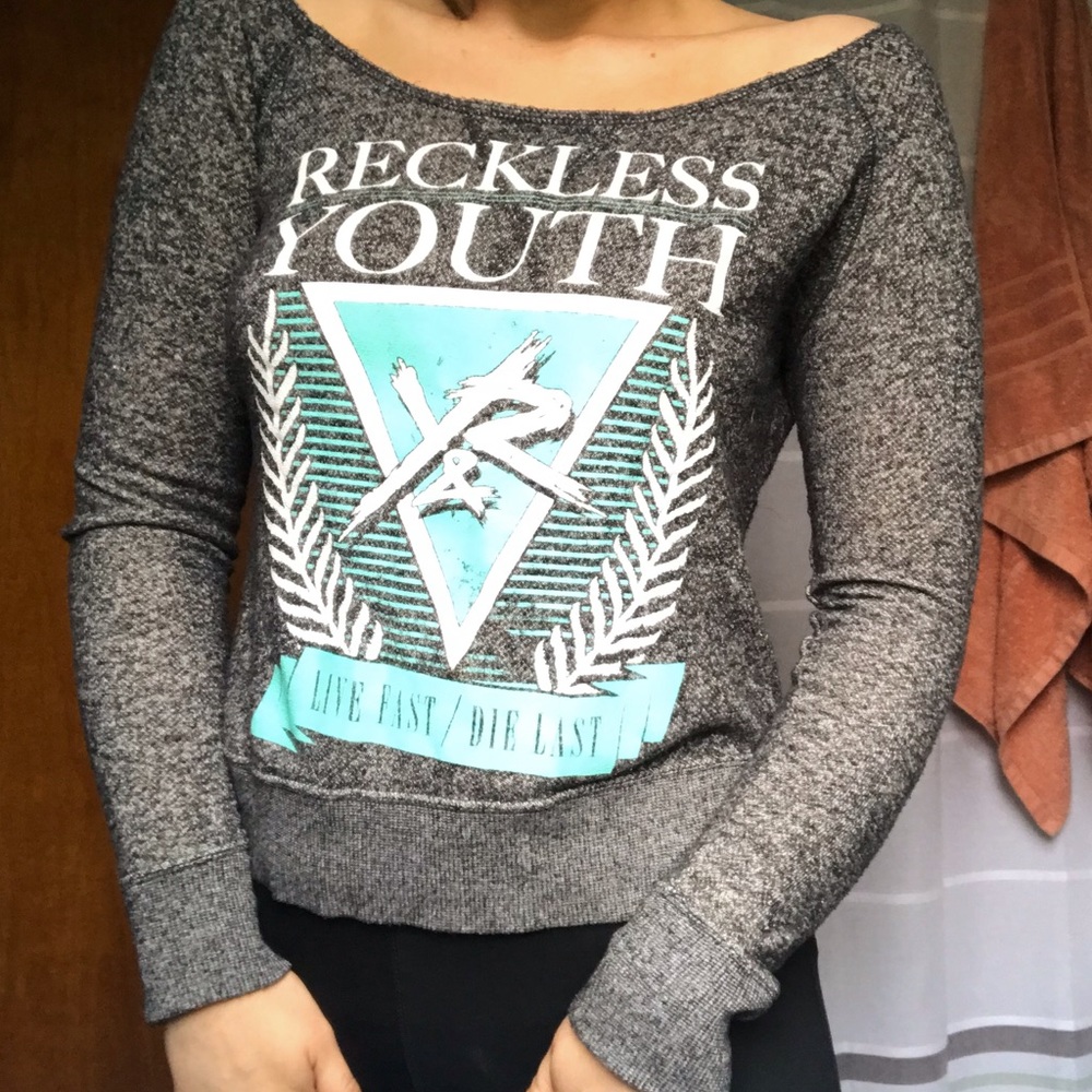 PACSUN crewneck🐬💙💚